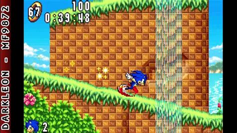 Game Boy Advance Sonic Advance 2002 THQ Gameplay YouTube