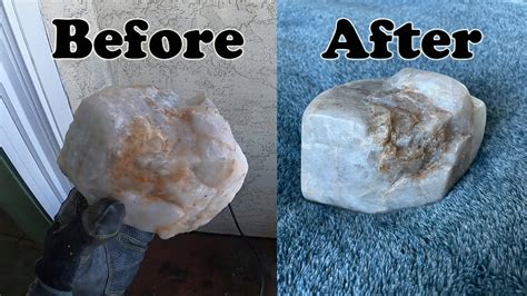 How To Polish Quartz Quartz Polishing Before And After Youtube