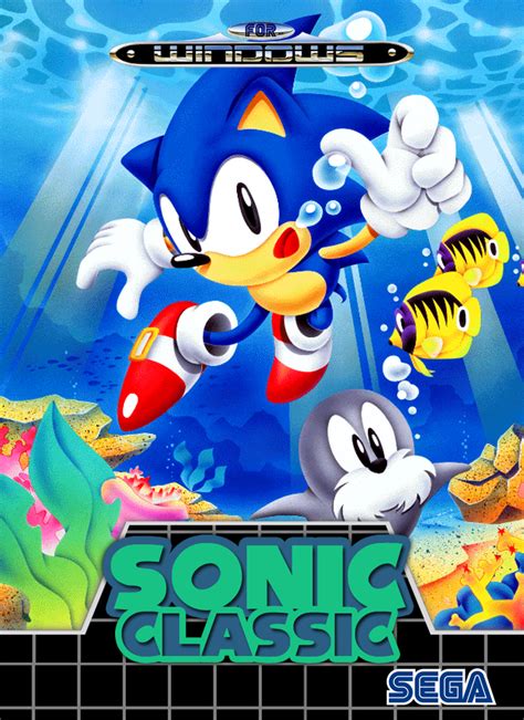 Sonic Classic Sonic Fangame Boxart By Rollingtombstone On Deviantart