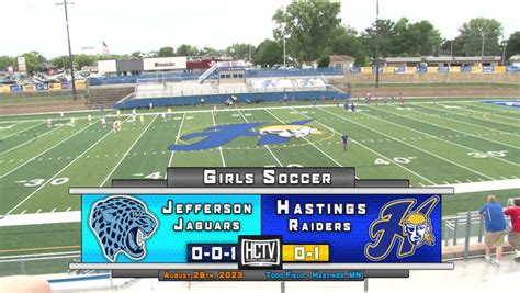 Hctv Sports Hastings Girls Soccer Vs Bloomington Jefferson Jaguars