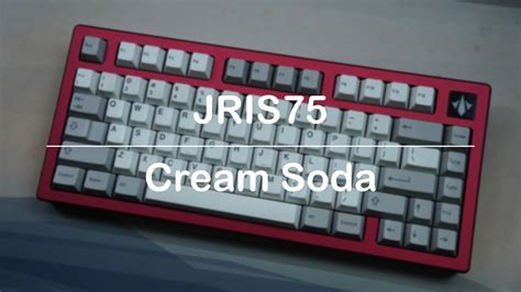 Typing Sounds JRIS75 With Lubed Gateron Cream Soda Alu Plate YouTube