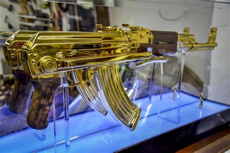 Ak 47 Gold Gun