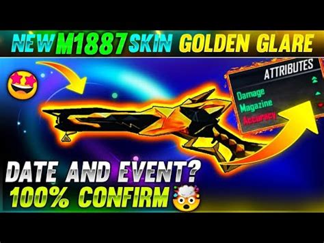 Free Fire New M Skin Golden Glare Ii New M Skin In Free Fire