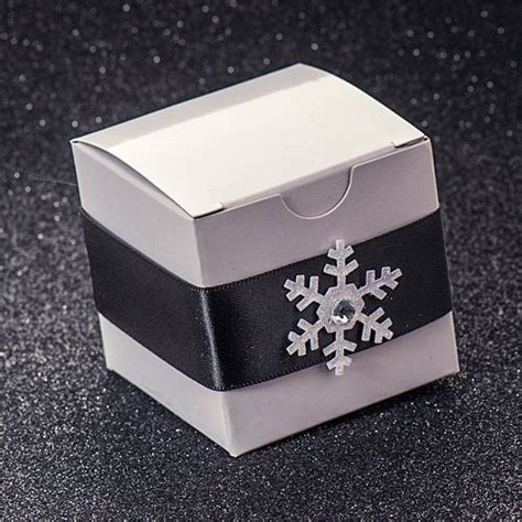 With Our Diy Glitter Snowflake Favor Box You Can Create A Unique Favor