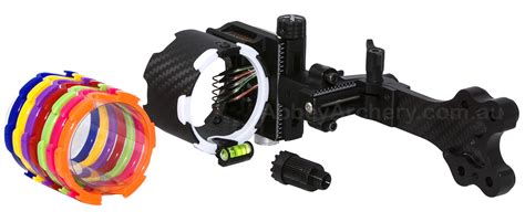 Hoyt Carbon Xceed 5 Pin Micro Adjust Sight Black