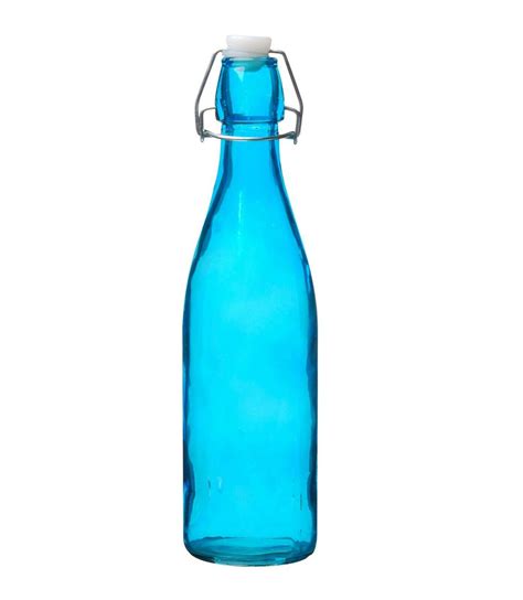 Clip Top Bottles Glass 500ml1litre Airtight Preserve Water Swing Top Coloured