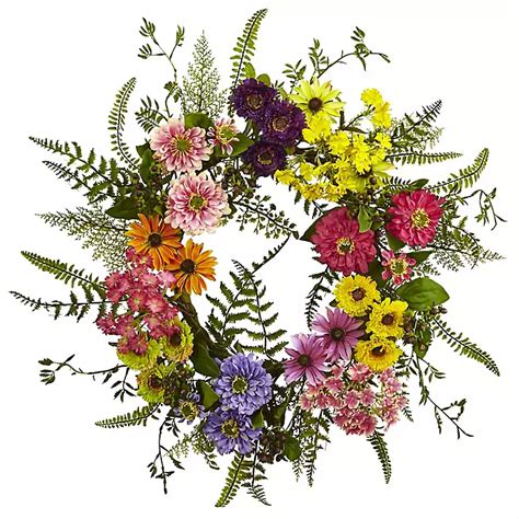 Colorful Mixed Floral Wreath | Kirklands Home