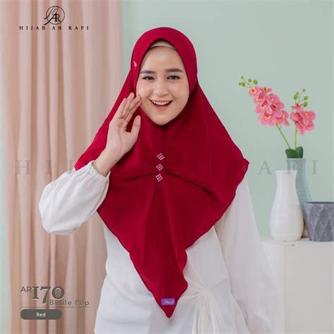 Jual Bergo Hijab Instan Ar 170 Terlaris Kekinian Hijab Arrafi Instan