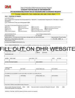 Fillable Online CPS Clearance Form Fillable Pdf Fax Email Print