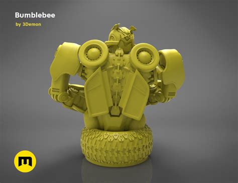 Bumblebee Bust 3demon 3d Print Models Download