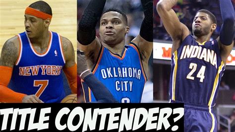 Carmelo Anthony Traded To The Thunder Are They A Title Contender