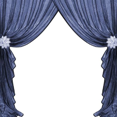 Drapes, Curtains Blue Clipart Free Stock Photo - Public Domain Pictures