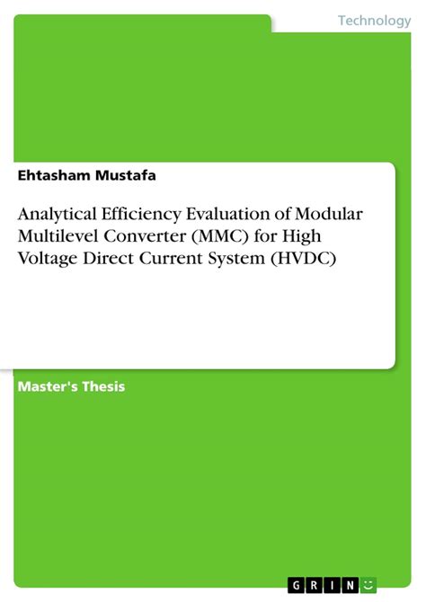 Analytical Efficiency Evaluation Of Modular Multilevel Converter Mmc