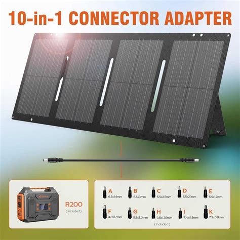 Zerokor Portable Solar Generator 300W Portable Power Station With