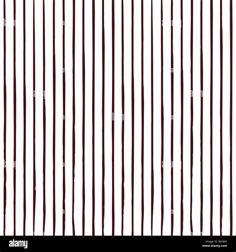 Vector Seamless Pattern With Handdrawn Stripes Hand Drawn Burgundy