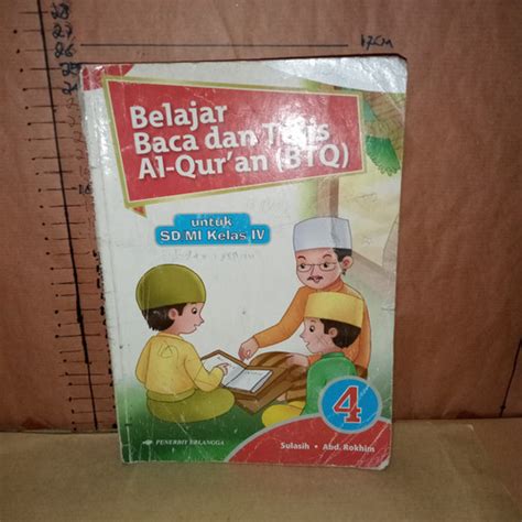 Jual Belajar Baca Dan Tulis Al Quran Btq Sd Mi Kelas Iv 4 Erlangga