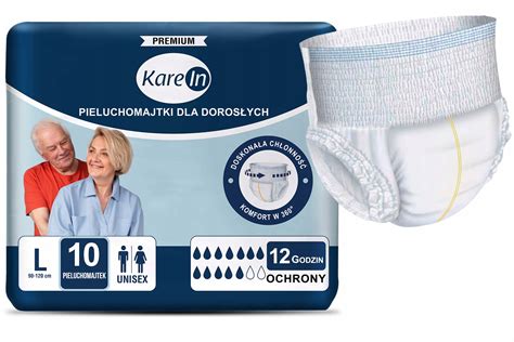 Pieluchomajtki Pampersy Dla Doros Ych Karein Premium L Sztuk