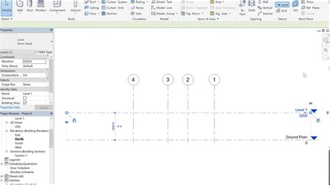 Revit Tutorial Video Creating Levels In Revit Youtube