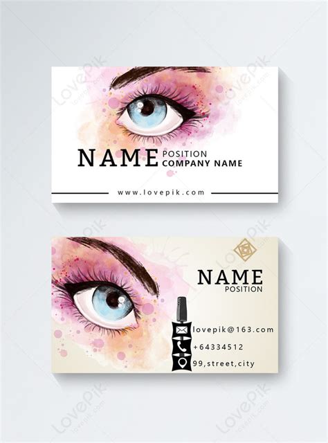 Makeup Artist Visiting Card Psd Makeupview Co