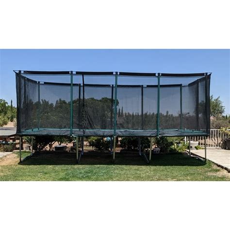 Galactic Xtreme 10x20 FT Trampoline, 750Lbs Capacity, with Net ...