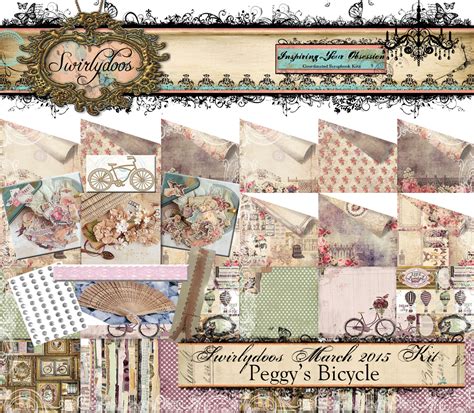 Swirlydoos Scrapbook Kit Club March Scrapbook Kit Reveal And Blog Hop