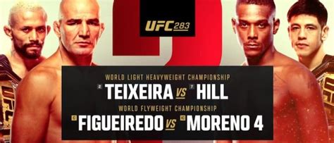 UFC 283 Teixeira Vs Hill Fight Card Date Time And UFC Stats