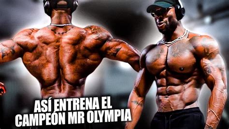 LA MEJOR ESPALDA DEL MUNDO EN CULTURISMO MENS PHYSIQUE ASI LA ENTRENA