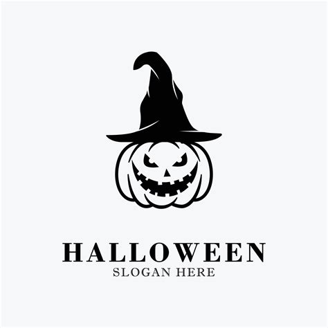 halloween logo line art design 25502430 Vector Art at Vecteezy