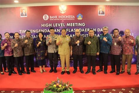 Pemkab Bupati Tamba Hadiri High Level Meeting Bersama TPID Dan TP2DD