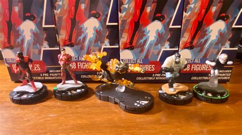 Marvel Heroclix Avengers Forever And X Men Hellfire Gala Premium Set