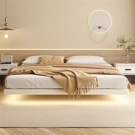 platform bed frame solid wood bed  headboard  footboard