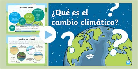 Powerpoint Cambio Climático Teacher Made