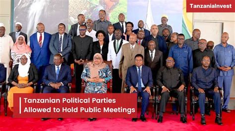 Tanzanian Political Parties Allowed Again to Hold Public Meetings After ...