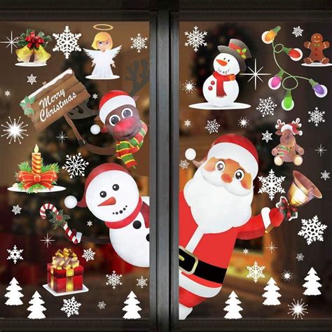 Raamstickers Kerst Stickers Raam Decoratie Kerstmis Decoratie