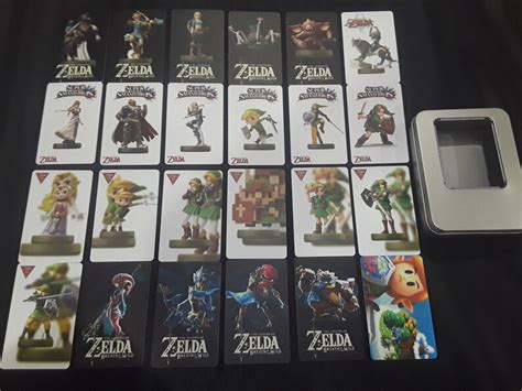 24 Zelda Breath Of The Wild Nfc Amiibo Compatible Cards Set Etsy