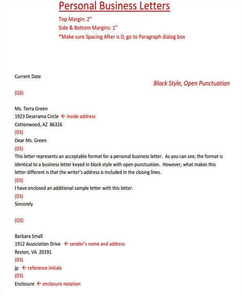 Free 42 Business Letter Templates In Ms Word Pdf