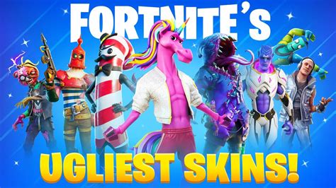 25 Ugliest Fortnite Skins Youtube