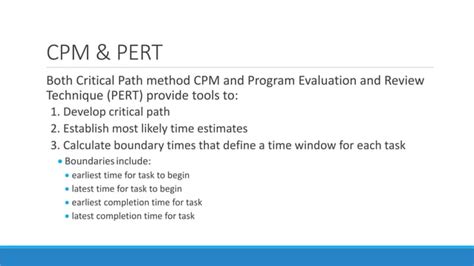 Project scheduling | PPT