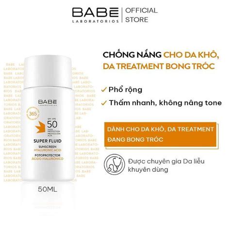 Kem Chống Nắng Babe Super Fluid SPF Seina Store