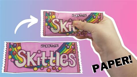 Diy Paper Squishy 3 Designs Kitkat Gudetama Candy Bar Skittles