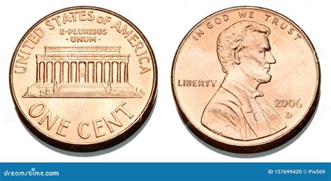 Penny Coin Front And Back