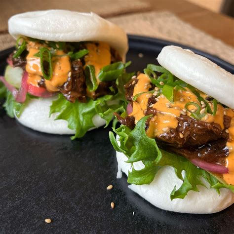 Homemade Bao Buns With Pulled Teriyaki Beef R Food