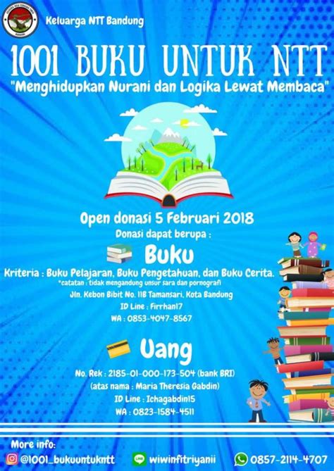 Poster Donasi Buku Coretan