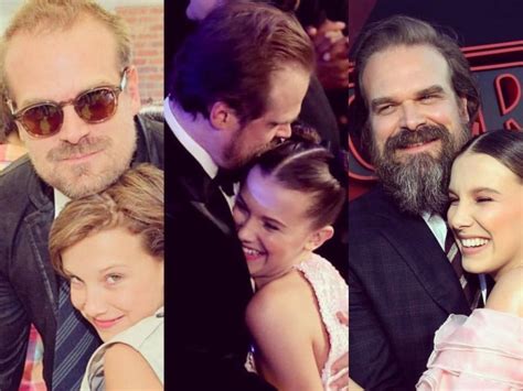 Aw Qu Tierno David Harbour Dice Que Millie Bobby Brown Le Saca Su