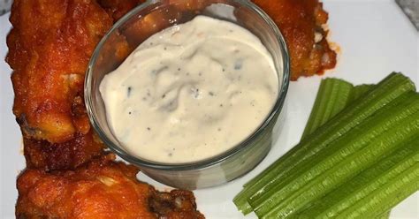 Buffalo Wings With Home Made Blue Cheese Dip Recipe By Mj S Food Club