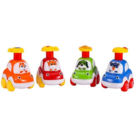 Toddler Toy Cars That Press And Go Cartoon Car Toys For Babies ...