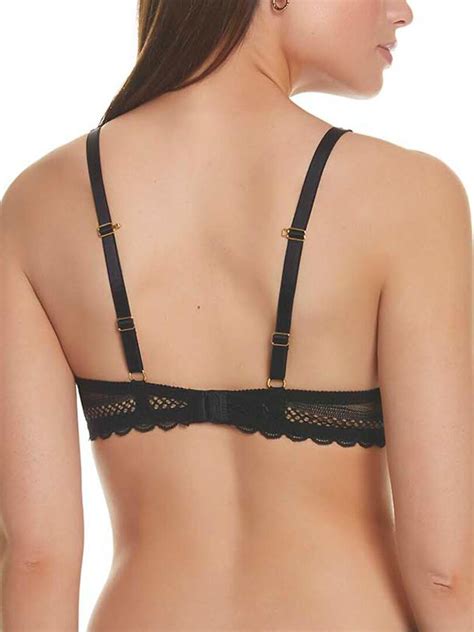 Soutien Gorge Triangle Plongeant Mia Noir Kiabi