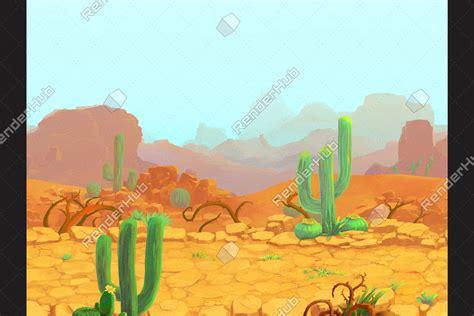 Desert - Game Background by ludicarts