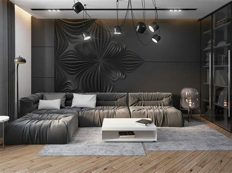 Pin By Ahmed Fahmy On Dark Accents Dark Living Rooms Interior Design