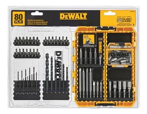 Juego Kit 80 Pzas Brocas Puntas Magnéticas Dewalt Dwamf1280 Envío gratis